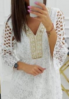 Vittoria Ventini Sukienka Mayca Cotton HY1036 White