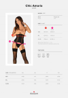Obsessive Gorset Chic Amoria + stringi GRATIS!