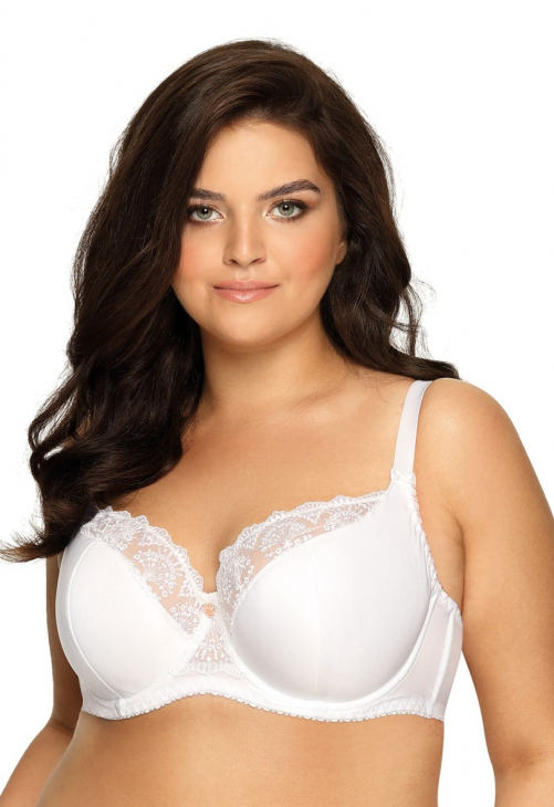 Biustonosz półusztywniany Ava 1921 Biały