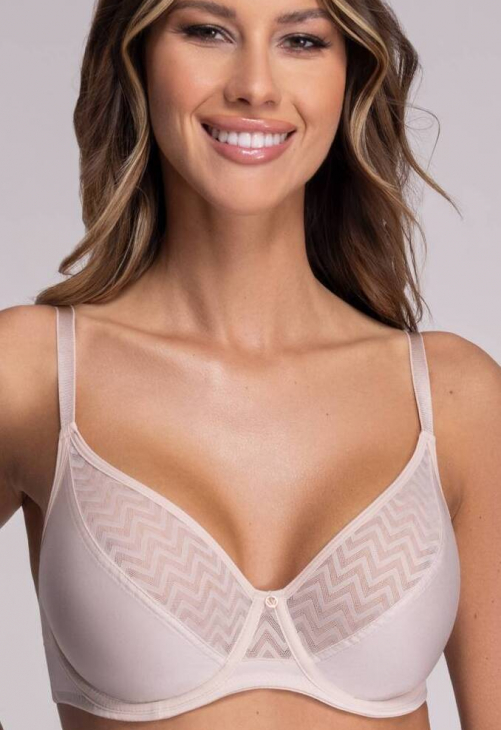 Biustonosz miękki Ava 2103 beige Maxi | duży biust