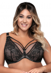 Biustonosz miękki Ava 1824 Black Maxi