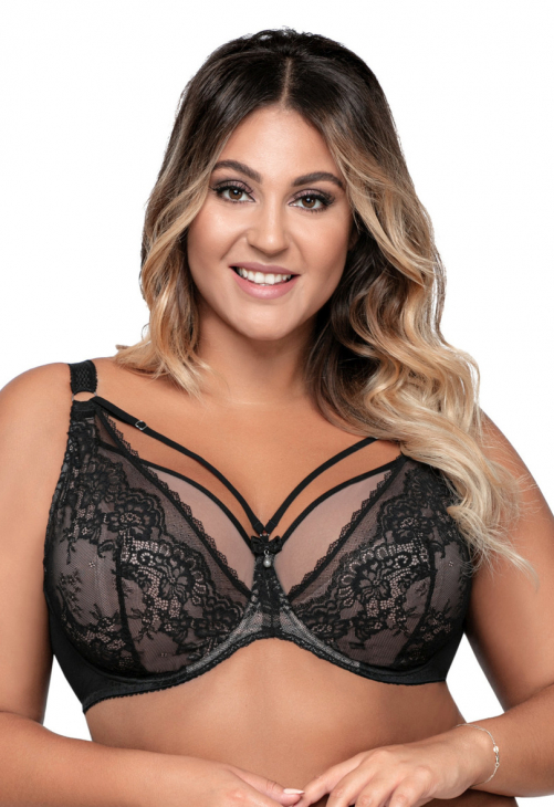 Biustonosz miękki Ava 1824 Black Maxi