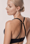 Biustonosz push-up Mefemi By Nipplex Amelia czarny