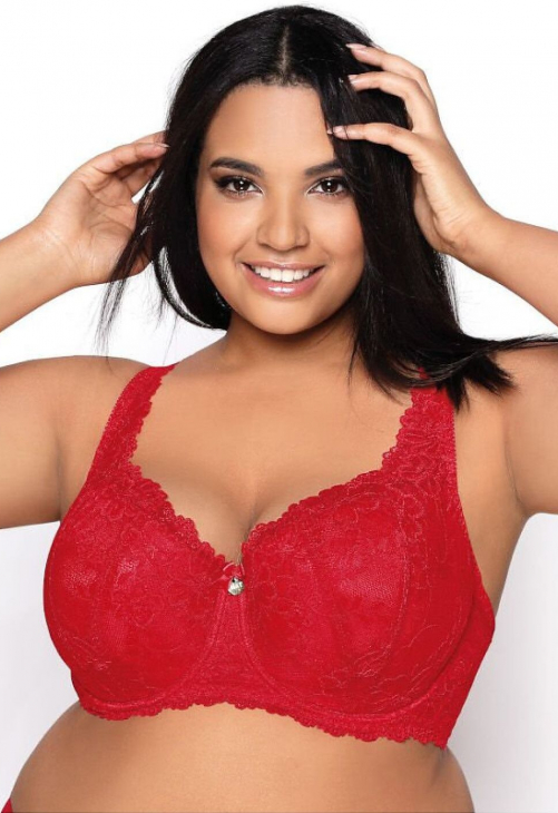 Mat Biustonosz Carmela Big M-053/22 Czerwony