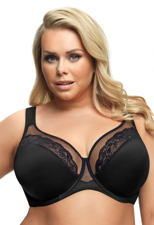 Biustonosz miękki Gorsenia Luisse K441 Czarny