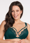 Biustonosz miękki Gorsenia Luisse Zielony K441