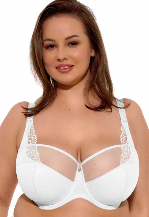 Biustonosz półusztywniany Gaia Maja 1300 Biały Maxi