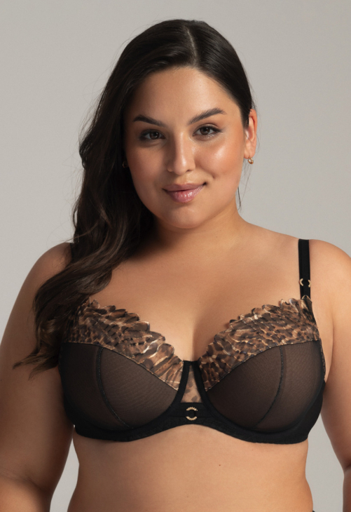 Biustonosz półusztywniany Ava 2143 Classy Black