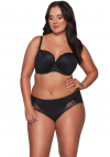 Biustonosz miękki Ava 2111 black Maxi | duży biust