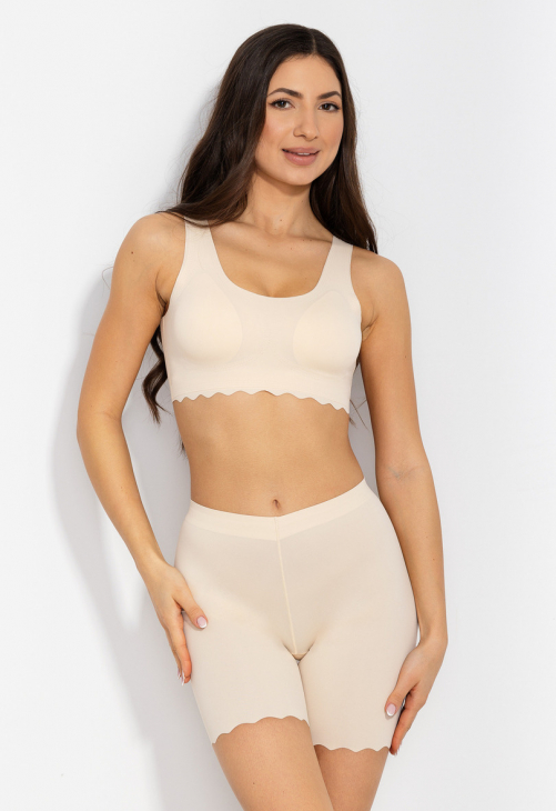 Spodenki bermudy damskie Mitex FEEL GOOD | bezszwowe, laserowo cięte