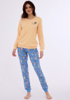 Cornette Piżama Damska Dr 467/373 Owls