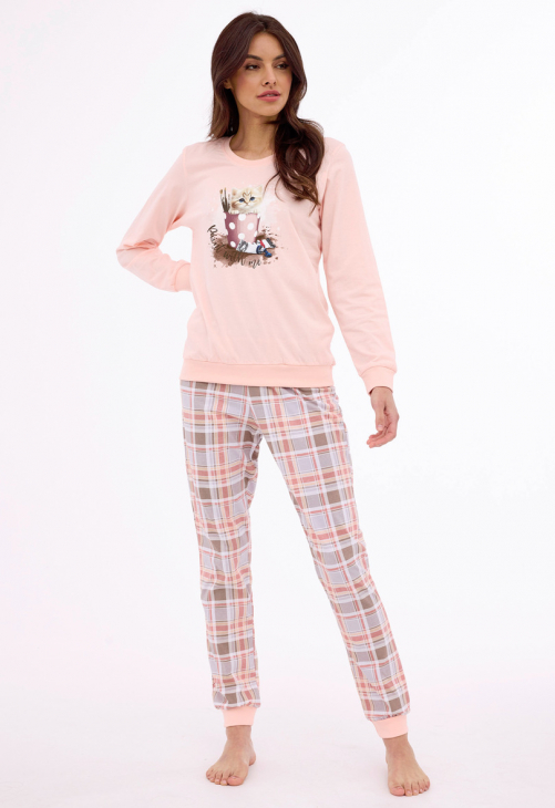 Cornette Piżama Damska Dr 671/375 Paint