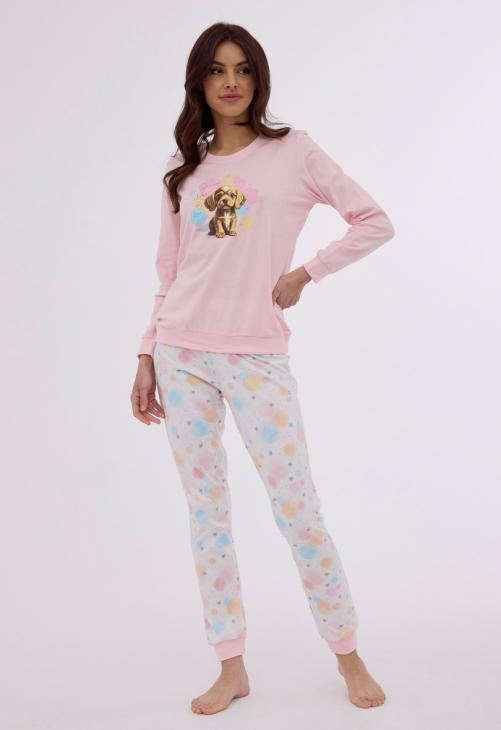 Cornette Piżama Damska Dr 671/376 Star