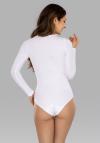 Body bawełniane Mitex Julia z długim rękawem – Gładkie S-3XL