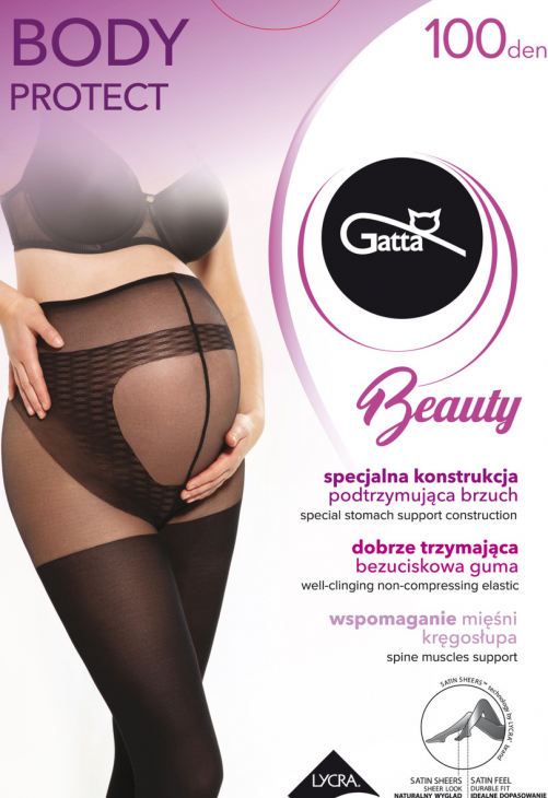Gatta Body Protect  - Rajstopy Ciążowe, 100 Den
