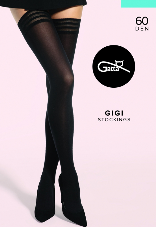 Gatta Gigi - Pończochy Z Koronką Gładkie 60 Den