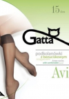 Gatta Avi - Podkolanówki Damskie Gładkie Bezpalcowe, Oplot 20 Den