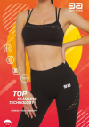 Top sportowy damski Gatta Bodywear Fitness GA bezszwowy czarny