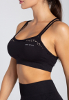 Top sportowy damski Gatta Bodywear Fitness GA bezszwowy czarny