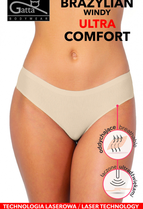 Gatta Bodywear Majtki - Brazylian Windy Ultra Comfort