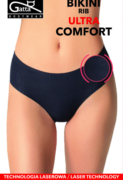 Gatta Bodywear Majtki - Bikini Rib Ultra Comfort