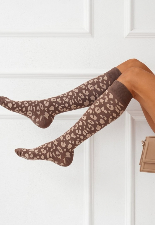 Milena Podkolanówki Damskie Panterka 50248