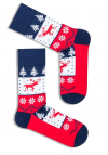 Milena Skarpetki Męskie Świąteczne Norweskie 1290.001