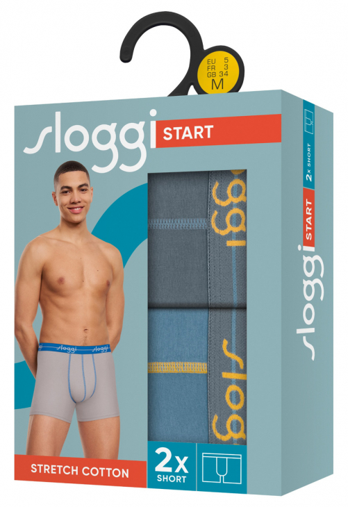 Sloggi Bokserki Sloggi Men Start Short 2Pack V011