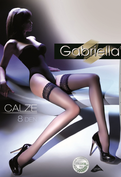Pończochy samonośne Gabriella Calze 8 DEN