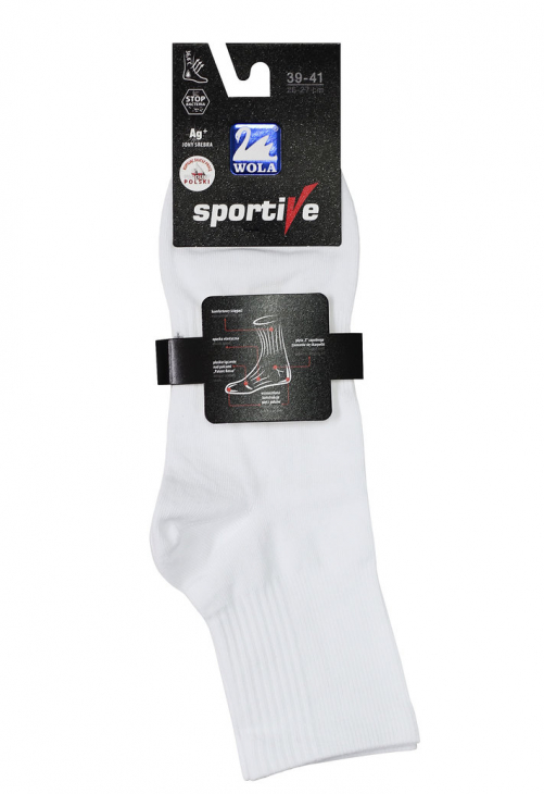 Wola Skarpetki  Młodzież-Męskie Gładkie Krótkie Ag+