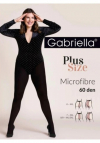 Gabriella Rajstopy Grube Clasic Micro 60 Plus Size
