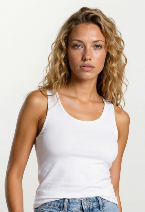 Koszulka bawełniana Eldar Clarissa | szerokie ramiączka