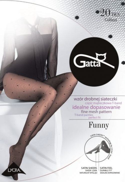 Gatta Funny - 05  Rajstopy Damskie Lycra