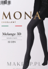 Mona Mona Rajstopy Melange 50 3D