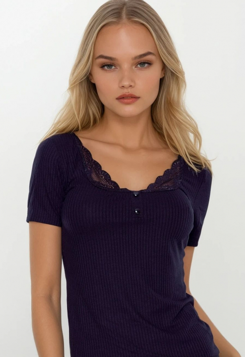 Koszulka wiskozowa Eldar Daisy | krótki rękaw