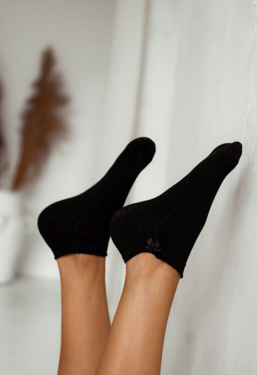 Milena Stopki Damskie Z Kokardką 0859