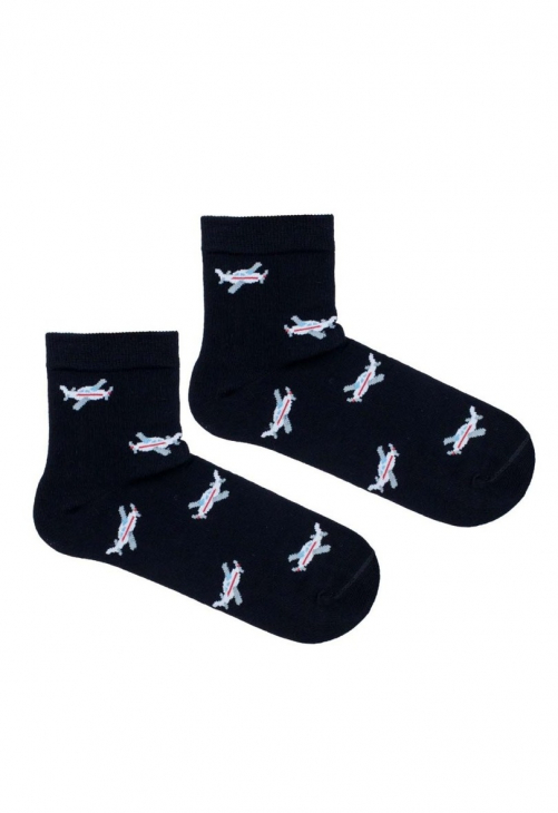 Milena Skarpetki Męskie 3/4 Awionetki 1153.024