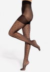 Gatta Body Plus Size Fashion- 01 Rajstopy Wzorzyste