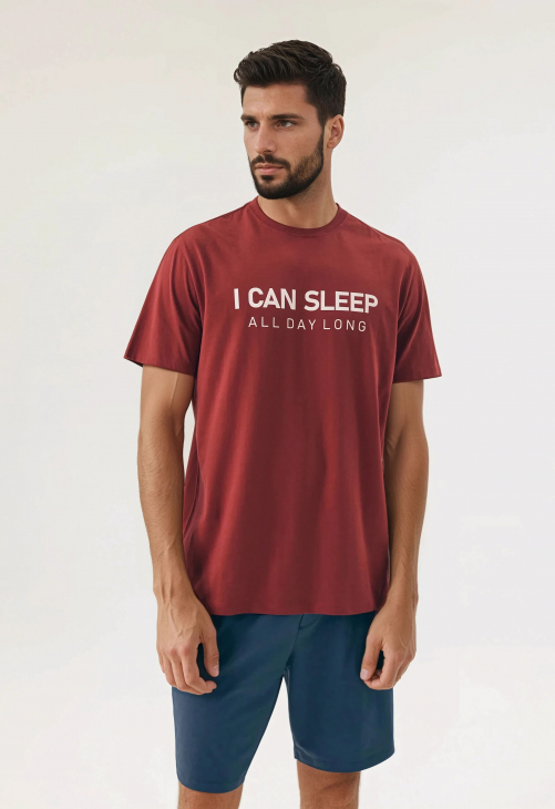 Henderson Piżama Sleeper 42614-33X Czerwono-Niebieska