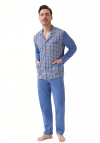 Luna Piżama Męska Rozpinana 797