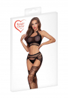 ROUGIR DE DESIR TOP+COLLANT RESILLE T03 NOIR