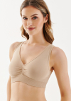 Top damski bezszwowy Gabriella Seamless Top Shape z marszczeniem