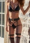 Pończochy do pasa Marilyn Bad Girl 30 DEN czarne