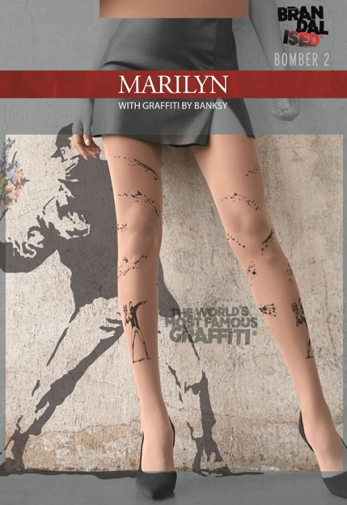 Marilyn RAJSTOPY MARILYN BANKSY BOMBER 2