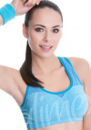 Biustonosz sportowy Julimex Skip top melanż z wkładkami modelującymi