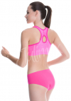 Biustonosz sportowy Julimex Skip top melanż z wkładkami modelującymi
