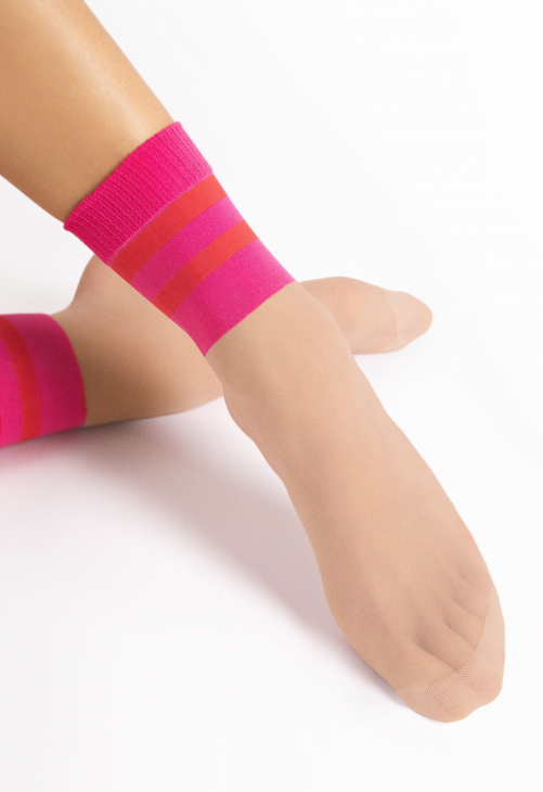 Fiore Skarpetki Dash Pink-Light-Natural 20 Den