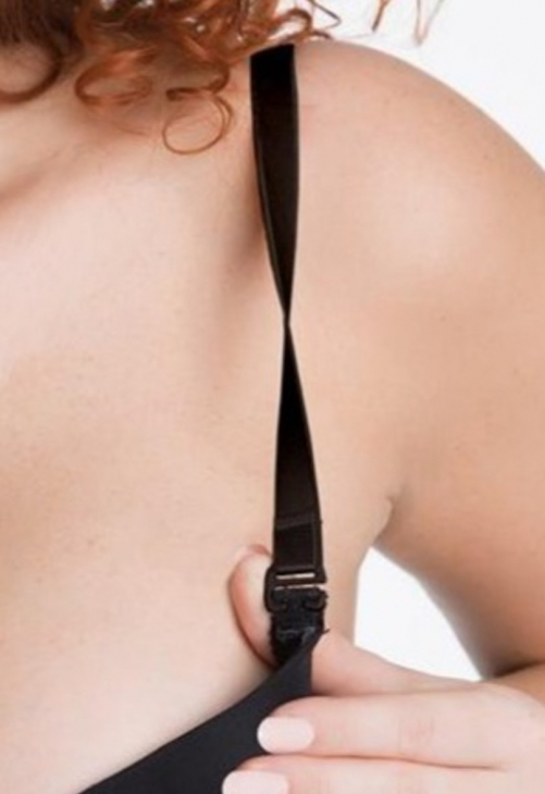 Julimex Rb-447 Ramiączka Czarne 12 Mm