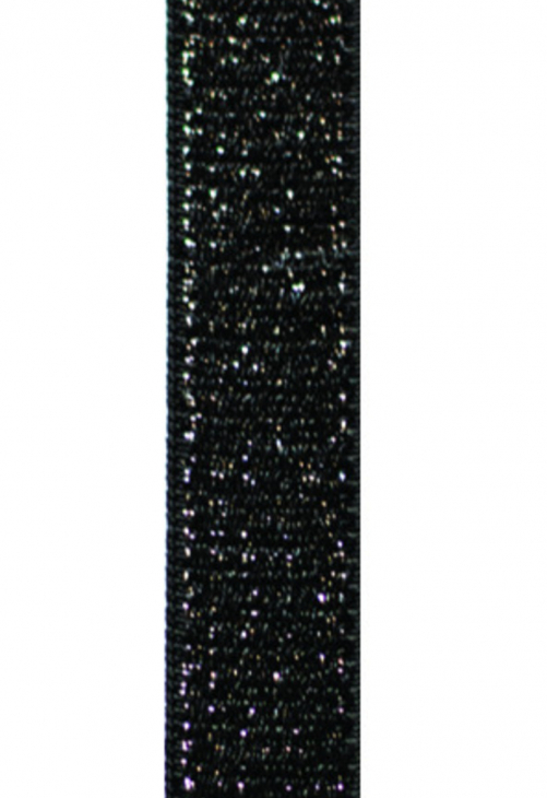 Julimex Rb-449 Ramiączka Czarne Srebro 16Mm