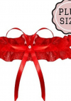 Julimex Pw-02 Podwiązka Czerwona Odessa Plus Size